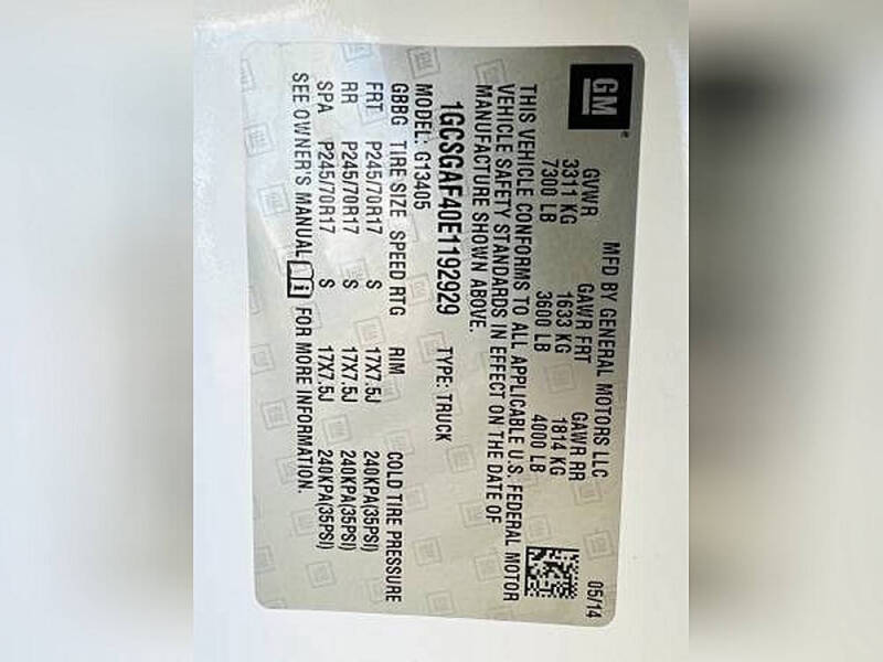 2014 Chevrolet Express 1500