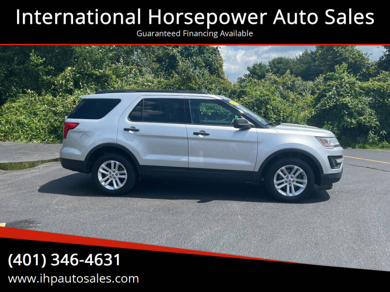 2017 Ford Explorer for sale at International Horsepower Auto Sales in Warwick RI