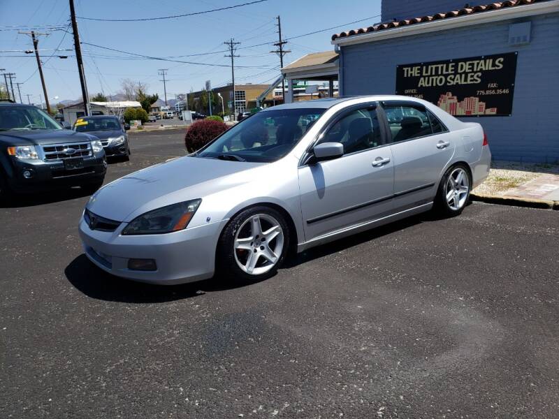 2007 Honda Accord for sale at The Little Details Auto Sales in Reno NV