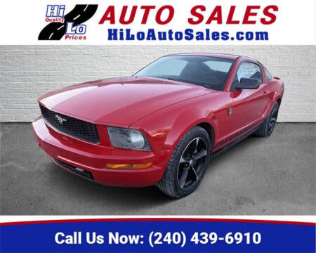 2007 Ford Mustang for sale at Hi-Lo Auto Sales in Frederick MD