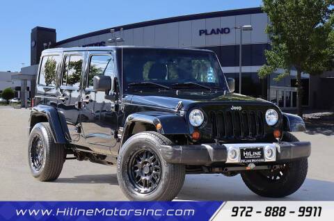 2013 Jeep Wrangler Unlimited for sale at HILINE MOTORS in Plano TX