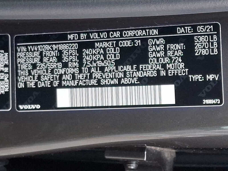 2021 Volvo XC60 T5 Momentum