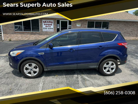 2015 Ford Escape for sale at Sears Superb Auto Sales in Corbin KY