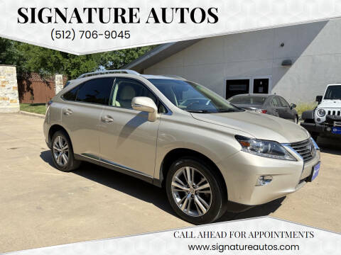 2015 Lexus RX 350 for sale at Signature Autos in Austin TX
