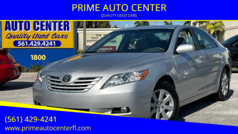 2008 Toyota Camry for sale at PRIME AUTO CENTER in Palm Springs FL
