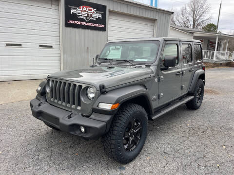 2019 Jeep Wrangler Unlimited for sale at Jack Foster Used Cars LLC in Honea Path SC