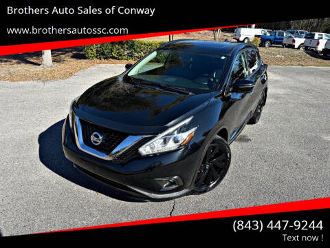 2017 Nissan Murano for sale at Brothers Auto Sales of Conway in Conway SC
