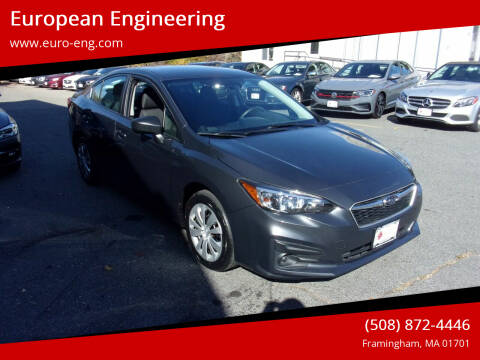 2019 Subaru Impreza for sale at European Engineering in Framingham MA