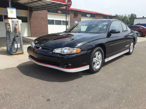 2002 Chevrolet Monte Carlo for sale at Bowties ETC INC in Cambridge MN