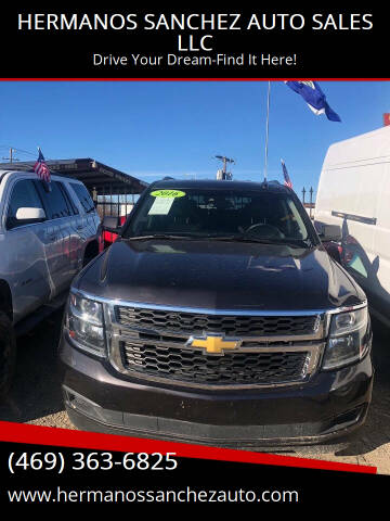 2016 Chevrolet Tahoe for sale at HERMANOS SANCHEZ AUTO SALES LLC in Dallas TX