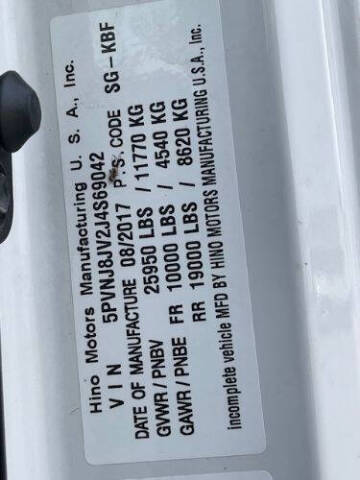 2018 Hino 268A