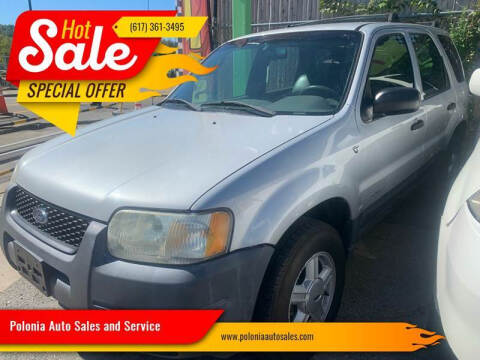 2002 Ford Escape for sale at Polonia Auto Sales and Service in Boston MA