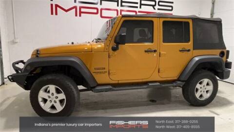 2014 Jeep Wrangler Unlimited for sale at Fishers Imports in Fishers IN