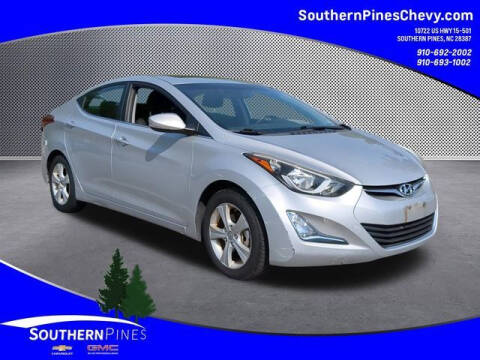 2016 Hyundai Elantra for sale at PHIL SMITH AUTOMOTIVE GROUP - SOUTHERN PINES GM in Southern Pines NC