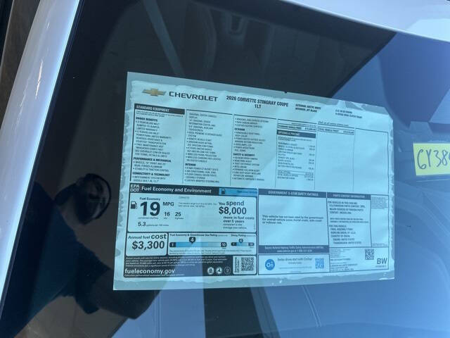 2026 Chevrolet Corvette Stingray