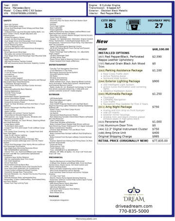 2020 Mercedes-Benz C-Class AMG C 63