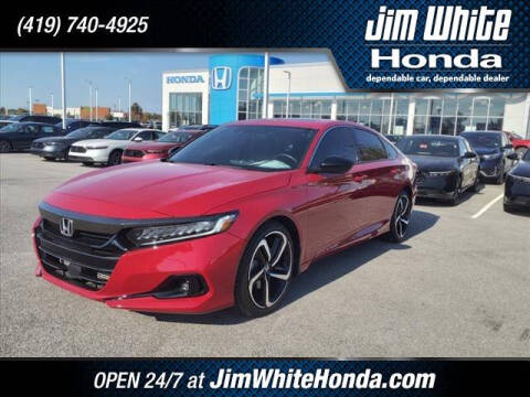 2021 Honda Accord for sale at The Credit Miracle Network Team at Jim White Honda in Maumee OH