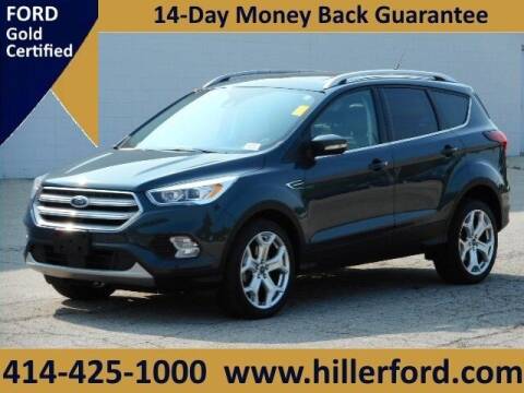 2019 Ford Escape for sale at HILLER FORD INC in Franklin WI