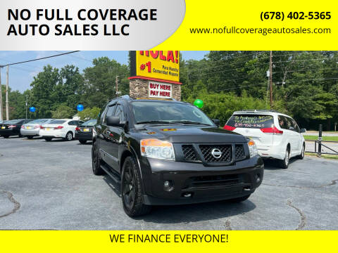 2012 Nissan Armada for sale at NO FULL COVERAGE AUTO SALES LLC in Austell GA