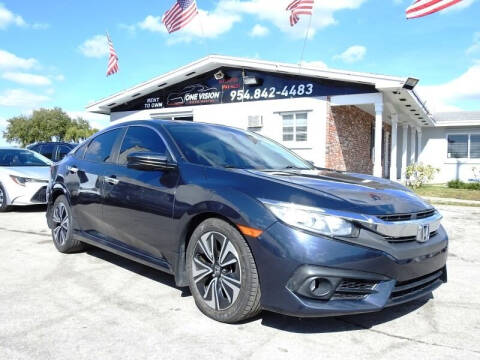 2018 Honda Civic for sale at One Vision Auto in Hollywood FL