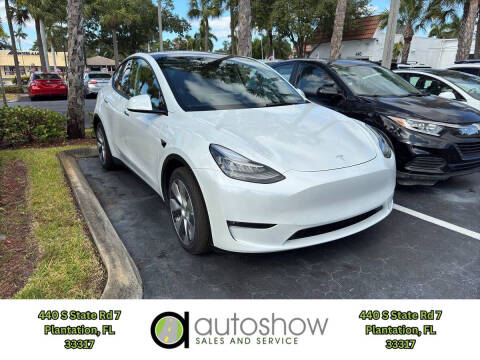 2021 Tesla Model Y for sale at AUTOSHOW SALES & SERVICE in Plantation FL