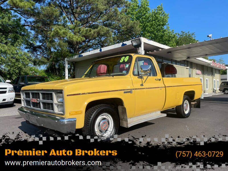 1984 GMC C/K 1500 Series for sale at Premier Auto Brokers in Virginia Beach VA