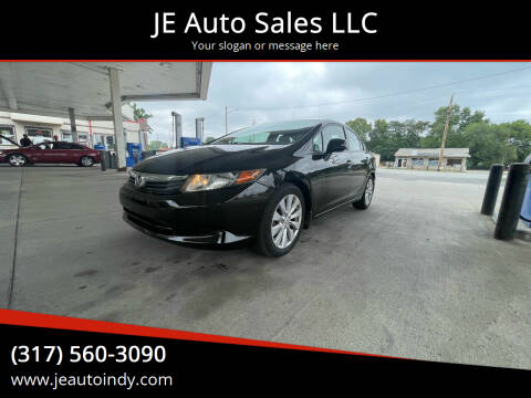 2012 Honda Civic for sale at JE Auto Sales LLC in Indianapolis IN