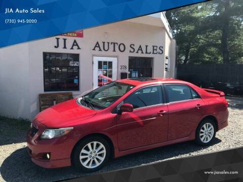2009 Toyota Corolla for sale at JIA Auto Sales in Port Monmouth NJ