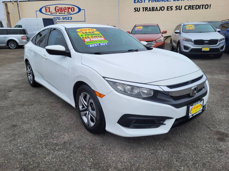 2016 Honda Civic for sale at El Guero Auto Sale in Hawthorne CA