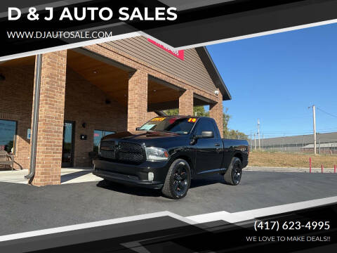 2014 RAM 1500 for sale at D & J AUTO SALES in Joplin MO