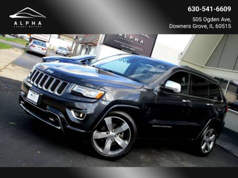 2015 Jeep Grand Cherokee for sale at Alpha Luxury Motors in Downers Grove IL