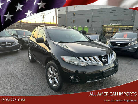 2010 Nissan Murano for sale at All American Imports in Alexandria VA
