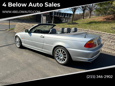 2001 BMW 3 Series for sale at 4 Below Auto Sales in Willow Grove PA