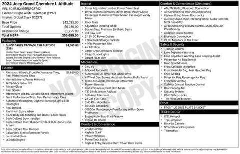 2024 Jeep Grand Cherokee L Altitude
