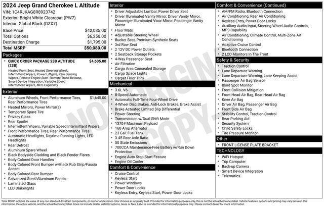 2024 Jeep Grand Cherokee L Altitude