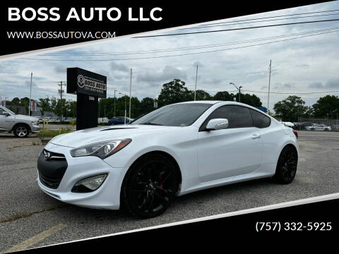 2015 Hyundai Genesis Coupe for sale at BOSS AUTO LLC in Norfolk VA