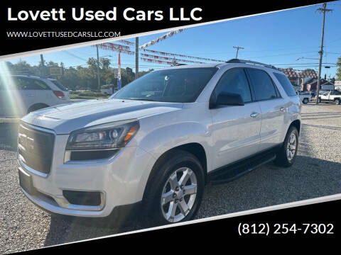 2016 GMC Acadia for sale at Lovett Used Cars LLC in Washington IN