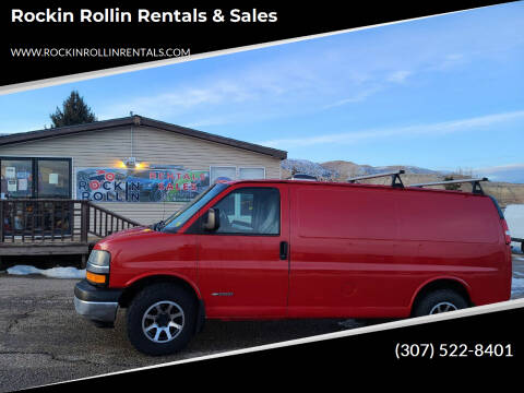 2003 Chevrolet Express for sale at Rockin Rollin Rentals & Sales in Rock Springs WY