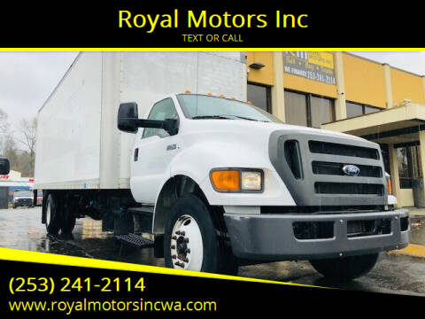 2013 Ford F-750 Super Duty for sale at Royal Motors Inc in Kent WA