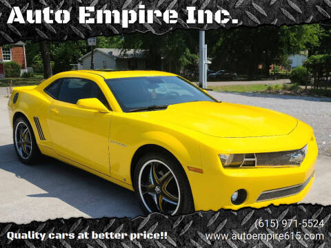 2010 Chevrolet Camaro for sale at Auto Empire Inc. in Murfreesboro TN