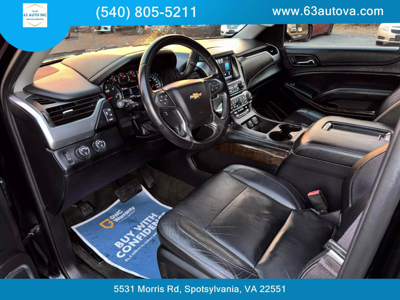 2015 Chevrolet Suburban for sale at 63 Auto Inc in Spotsylvania, VA