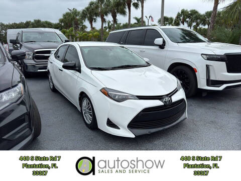 2019 Toyota Corolla for sale at AUTOSHOW SALES & SERVICE in Plantation FL