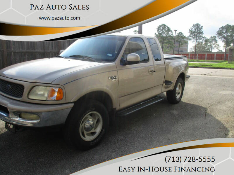 1998 Ford F-150 for sale at Paz Auto Sales in Houston TX