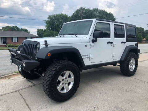 2015 Jeep Wrangler Unlimited for sale at E Motors LLC in Anderson SC