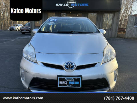 2012 Toyota Prius for sale at Kafco Motors in Holbrook MA