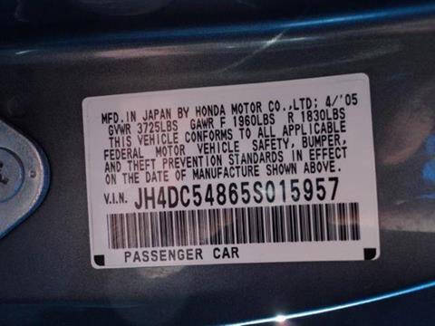 2005 Acura RSX