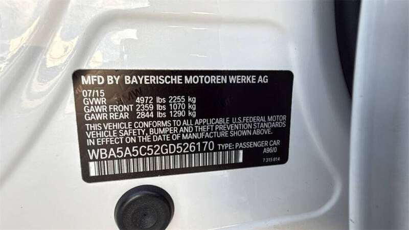 2016 BMW 5 Series 528i