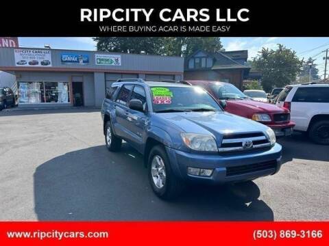 2005 Toyota 4Runner for sale at RIPCITY CARS LLC in Portland OR