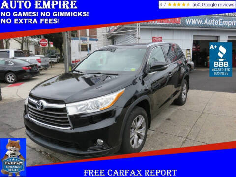 2014 Toyota Highlander for sale at Auto Empire in Brooklyn NY