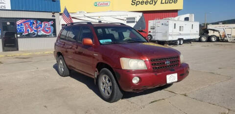 2003 Toyota Highlander for sale at A&G Auto Sales in Sturgis SD